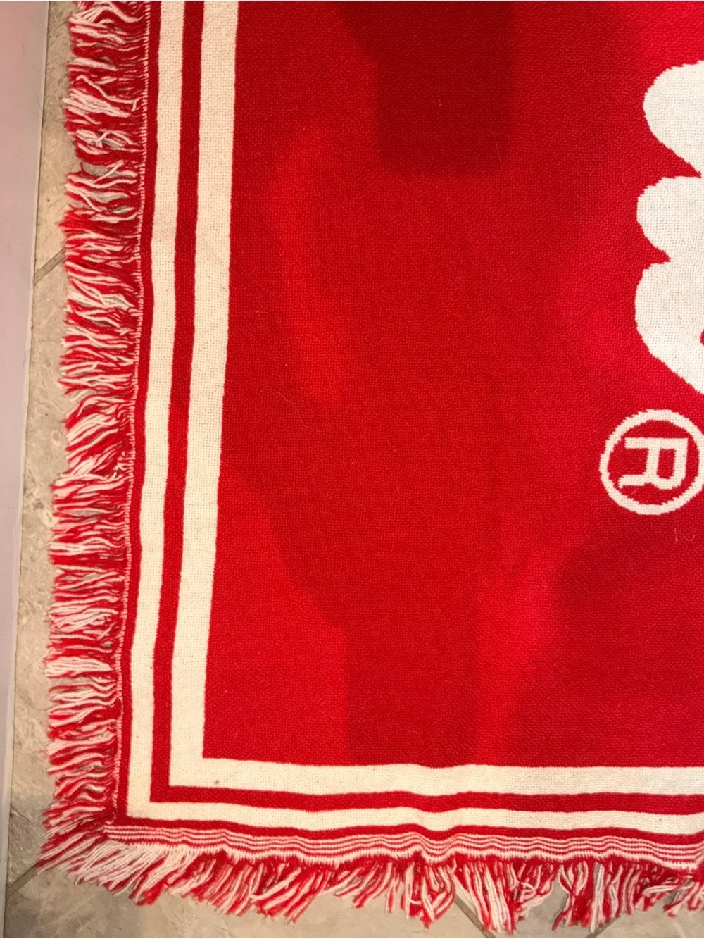 2 Coca-Cola Festive Red and White Holiday Throw Blanket 90s Two Color Ways